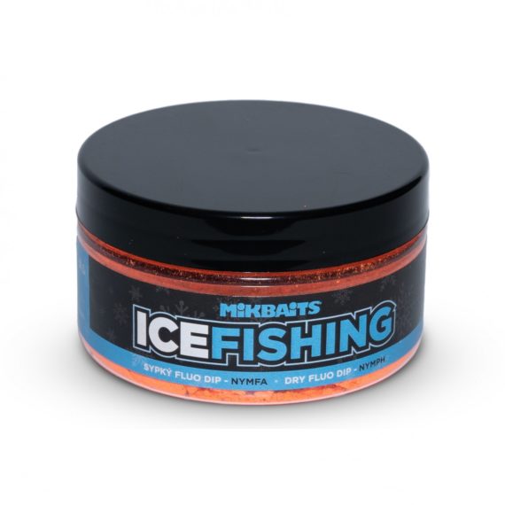 ice nymfa dip 570x570 - Mikbaits ICE FISHING – Sypký fluo dip Nymfa 100ml